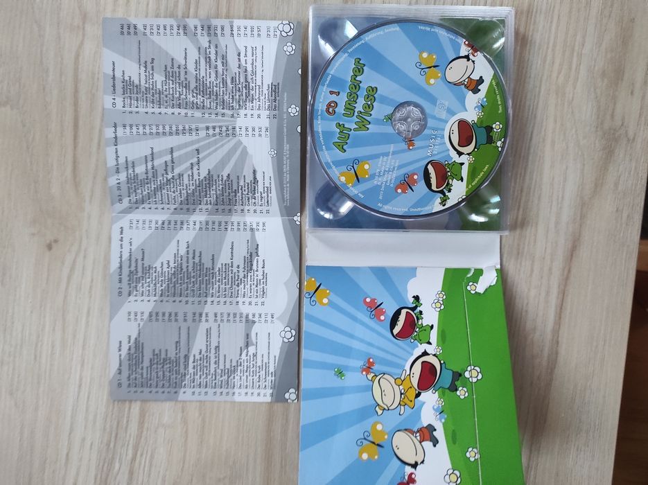 Box CD piosenki dla dzieci. Kinderlieder