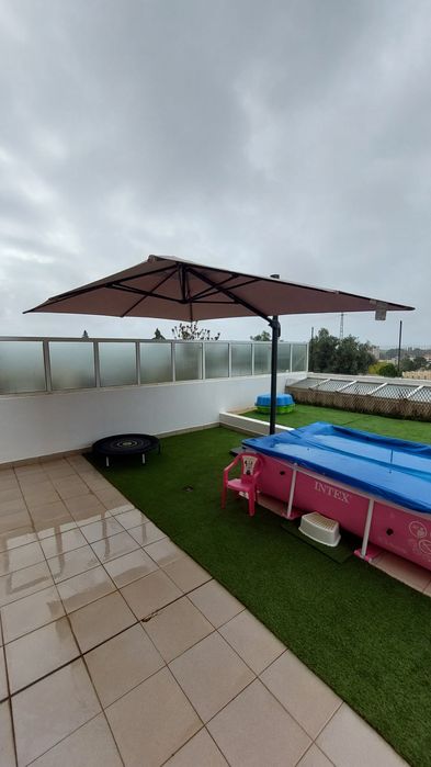 Guarda sol + bases 4x26kg