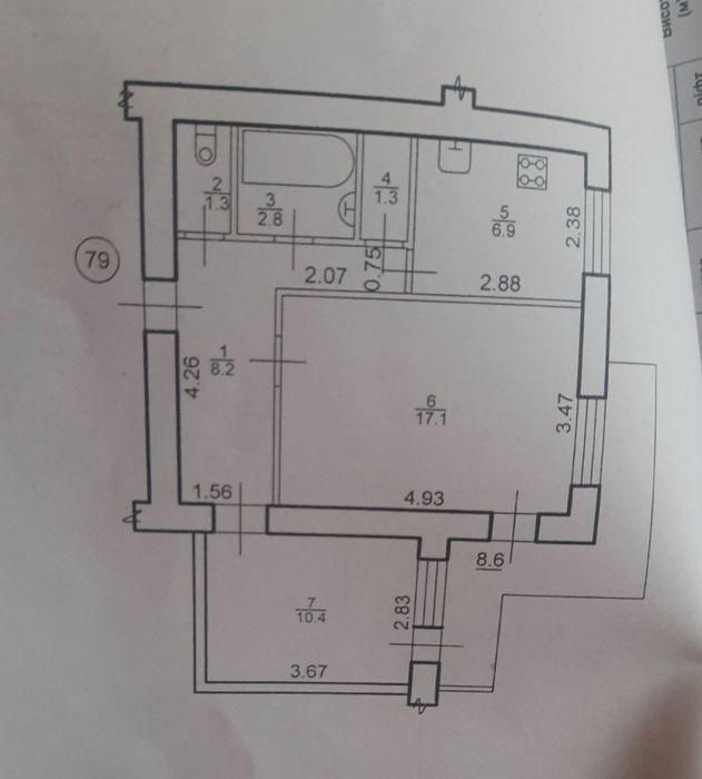 Продається двокімнатна квартира в престижному районі