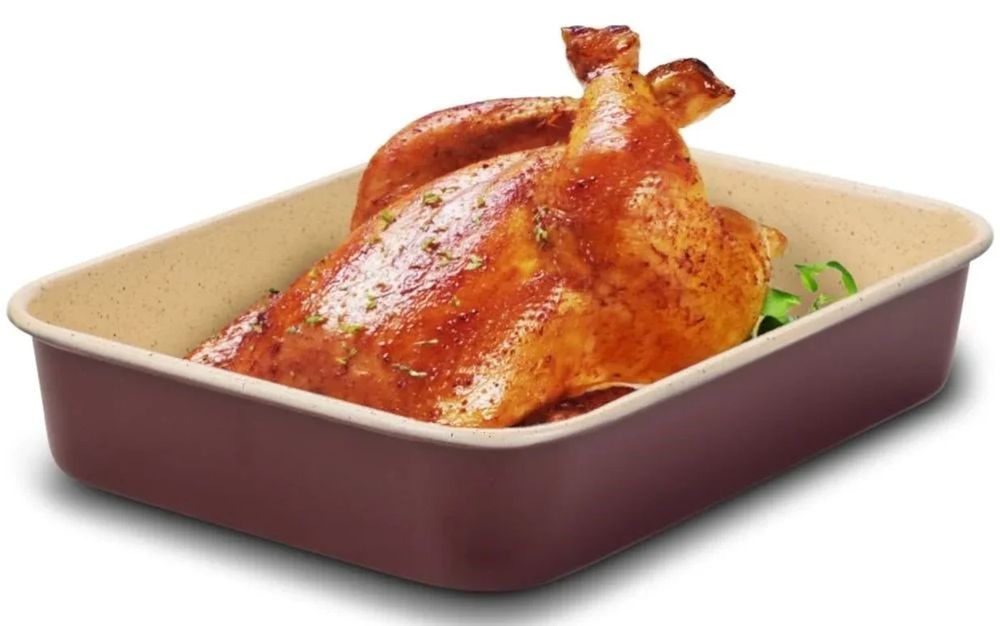 Brytfanna Granitowa Prostokątna Nonstick  4,2 L 34X26X6,5 Cm