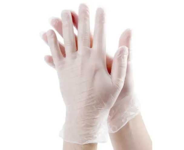 Рукавички вінілові неопудрені Medicom розмір S/M/L (50 пар) прозорі