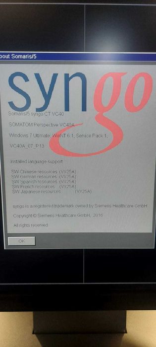 КТ апарат Siemens Somatom Perspective 32 (2018)
