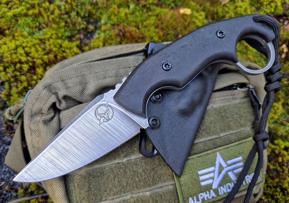 Nóż Custom , Handmade  , Stal 4h13 4mm, EDC,