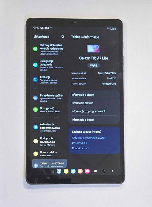 Samsung Galaxy Tab A7 Lite WiFi 3/32GB – sprawny