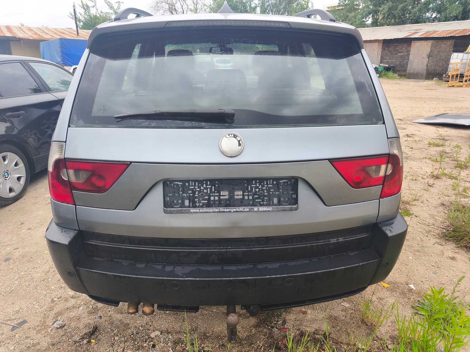 BMW X3 E83 A08/7 silbergrau metallic 3.0D automat 4x4 CZĘŚCI