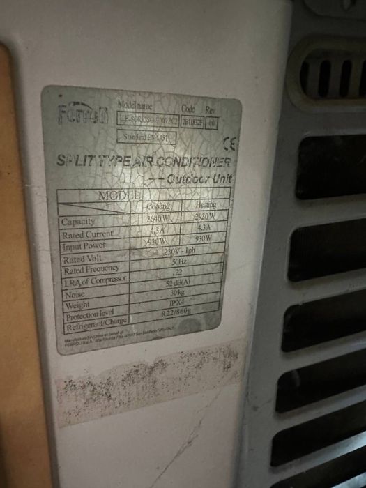 Продам б/у кондиціонер ferroli