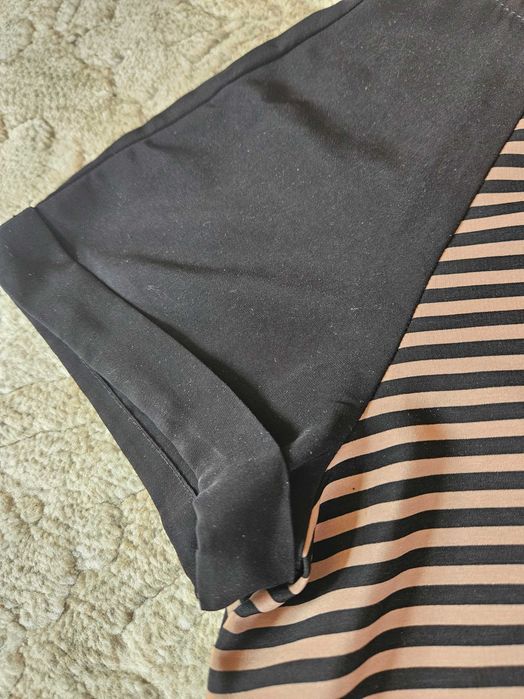 Bluzka krótki rękaw paski roz. XS/S - Zara