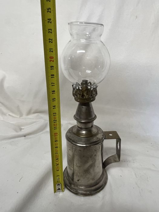 Lampa naftowa francuska Pigeon antyk dekoracja vintage