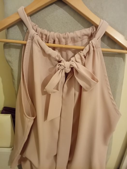 Blusa rosa chiffon