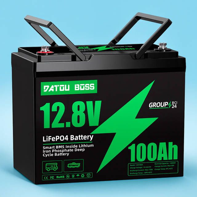 літій-залізо-фосфатний Акумулятор Datou Boss 12V 100Ah 1280w 1.3кВт