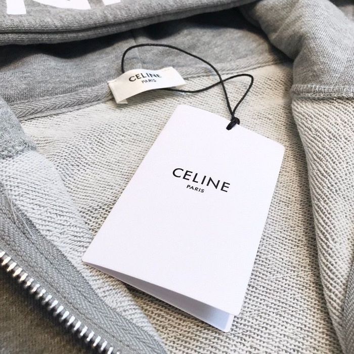 Celine Zip-Up Hoodie Зіпка L Сіра