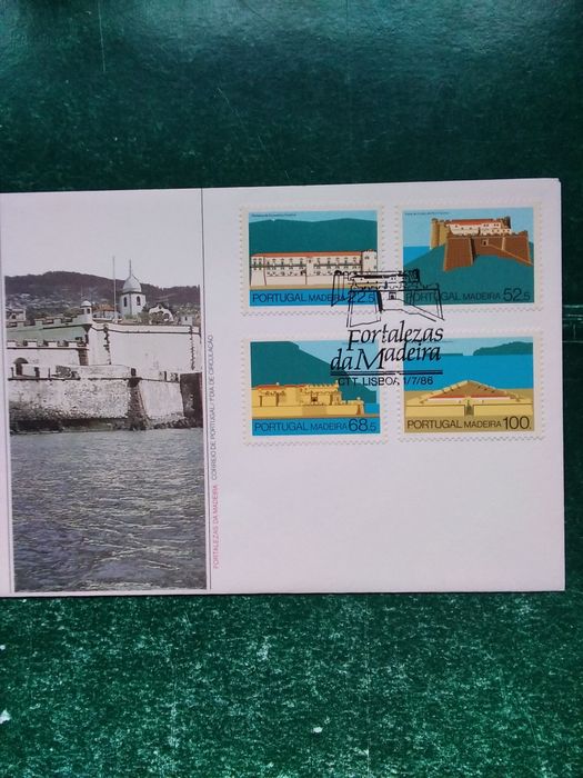 1986 FDC Fortalezas Da Madeira MNH **