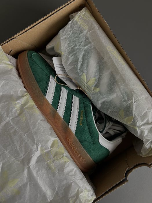 Adidas Gazelle Indoor Collegiate Green Cloud White Gum tam.36