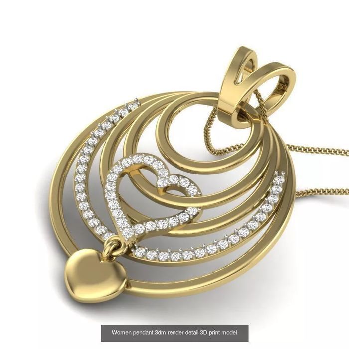 Zawieszka serce z żółtego białego złota 14k 585 Trójmiasto cgcpc029yw