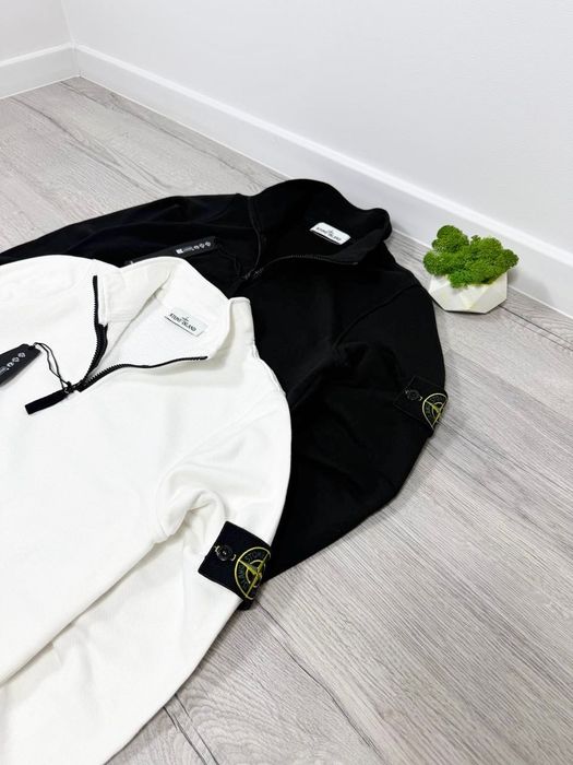 ‼️NEW‼️БЕЗ ПРЕДОПЛАТ‼️Мужская кофта полу замок стон исланд stone island | мужская полу зипка стон исланд | кофта стоник | зипка стон Айленд | 1/3 стон