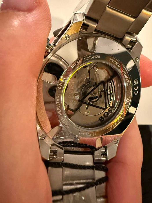 Zegarek Hugo Boss 1514212 Bossmatic mechanizm Seiko Kinetic