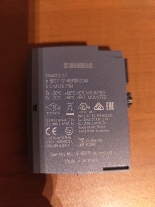 Siemens módulo entradas digitais ET200