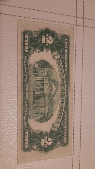 Banknot 1 USD silver certificate niebieska pieczęć 1957