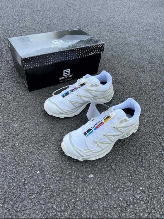 (БЕЗ ПЕРЕДОПЛАТИ)Salomon XT-6 Adv LAB White Соломони білі гортекс