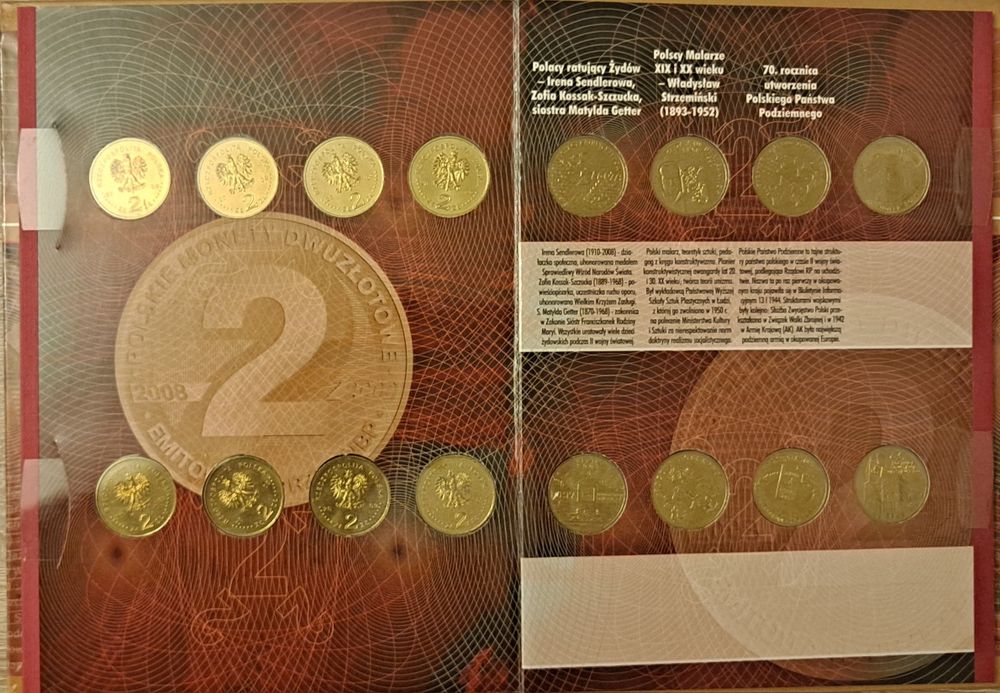 Polskie Monety Dwuzłotowe 2008 - 2009 - album