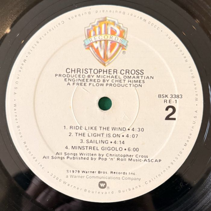 Christopher Cross LP