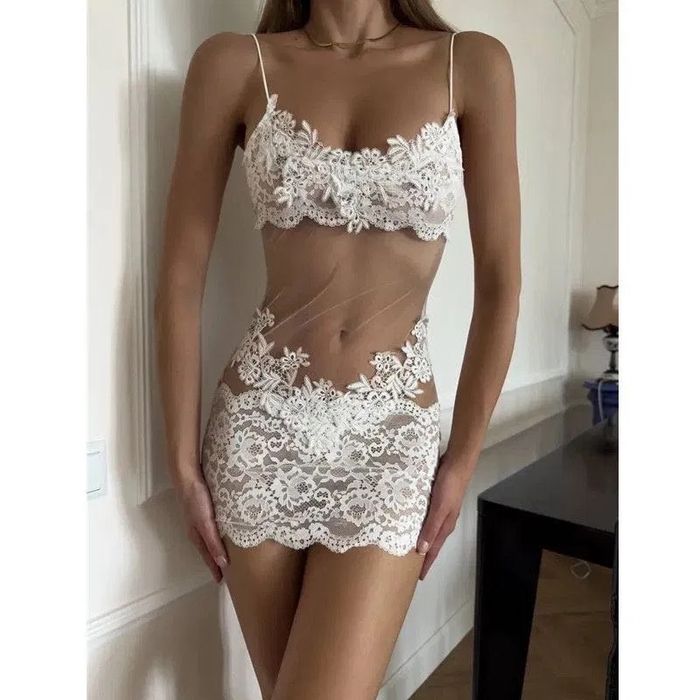 Кoronkowa koszulka nocna