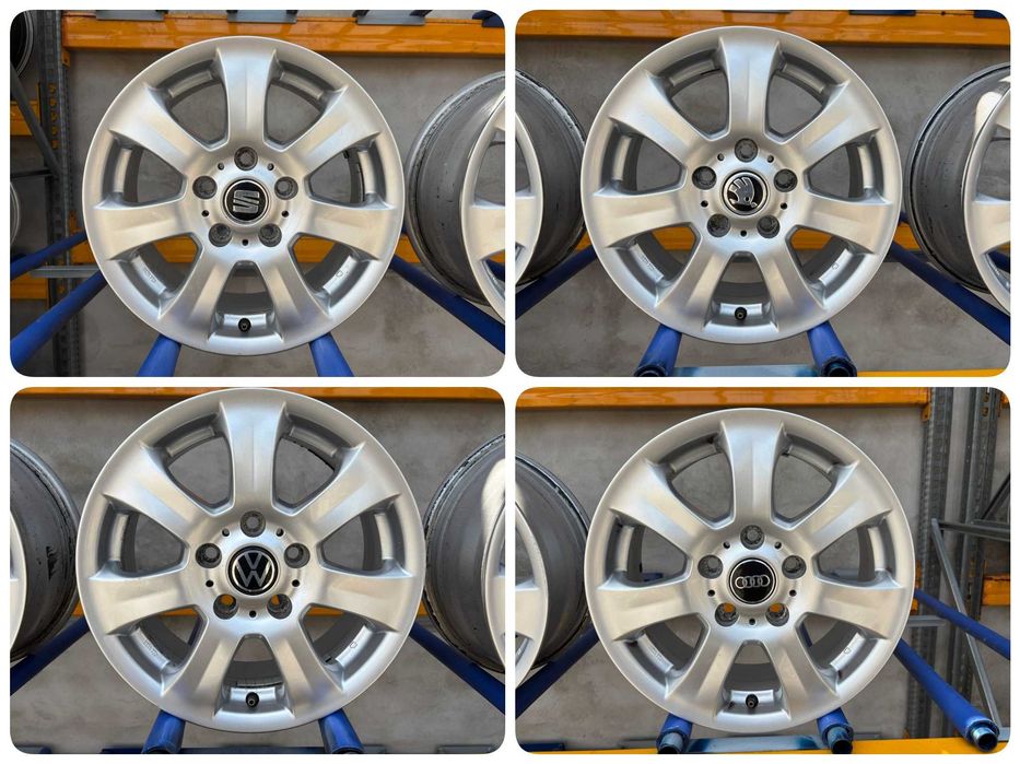 FELGI 15 VW Caddy Golf Seat Skoda Octavia Audi A3 5x112 6.5J ET45 #245