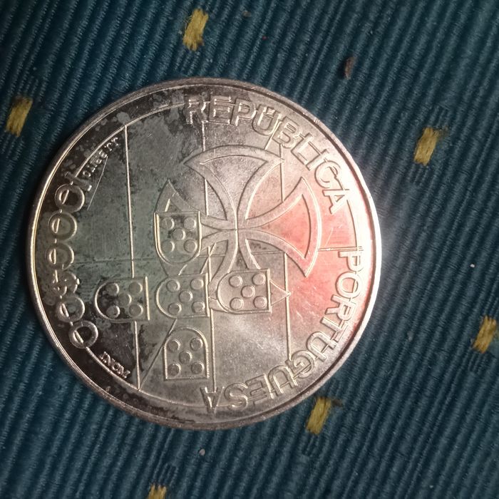 moeda 1000 escudos prata liga dos combatentes