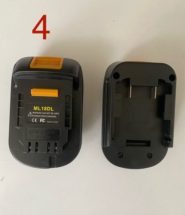 Адаптер - перехідник Інструмент Makita / акумулятор Dewalt / Milwaukee