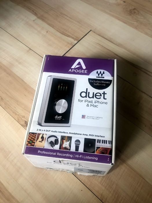 Аудіоінтерфейс AVID Apogee Duet Focusrite Forte Motu Microbook