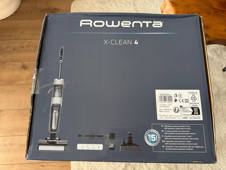 Odkurzacz pionowy Rowenta X - Clean 4 czarny TOMI-TECH