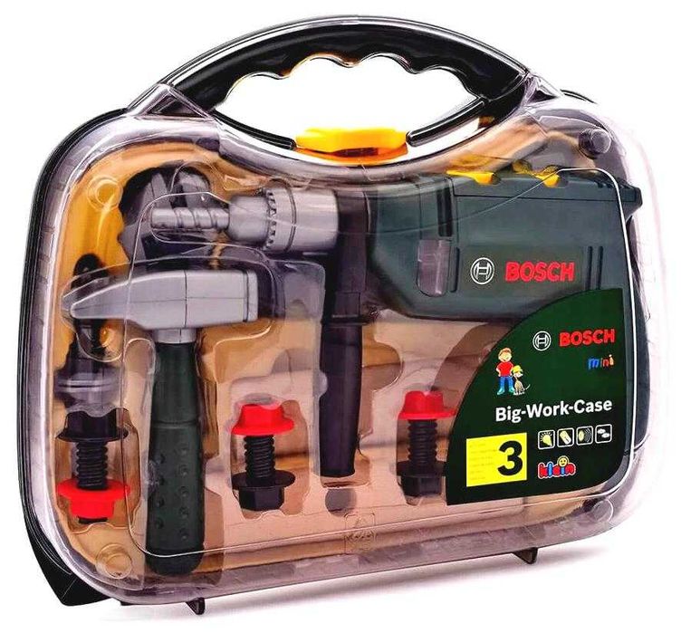 Дитячий ігровий набір інструментів Bosch Klein 8416 з дрилем в кейсі