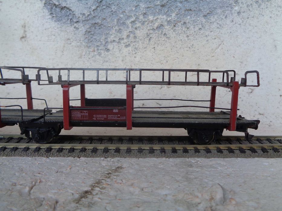 1:87 Fleischmann Vagão porta carros articulado comboio da DB