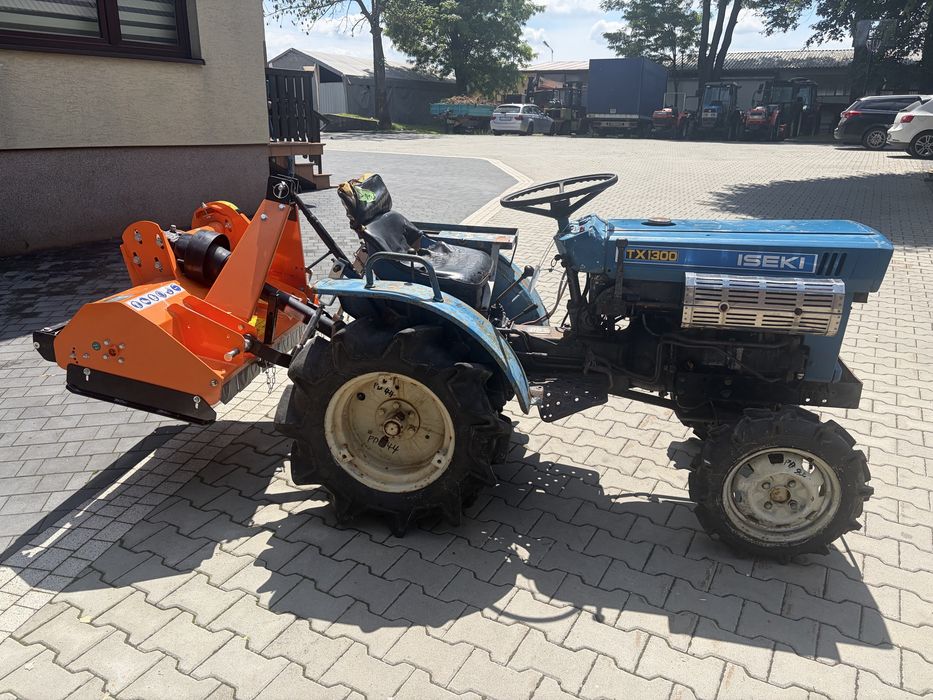 Traktorek iseki tx1300 13 km 4x4 podnosnik walek kosiarka sprawny