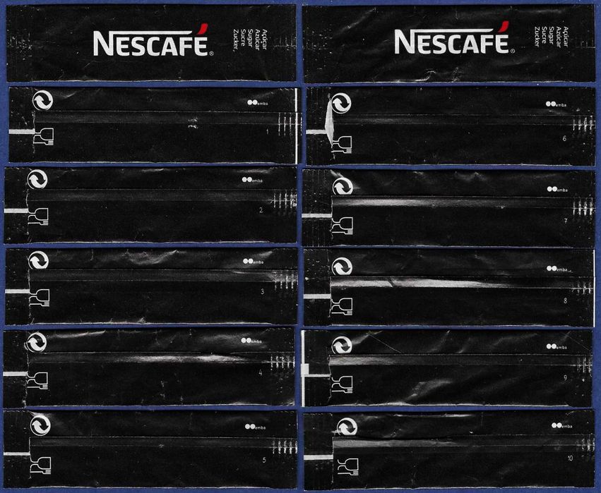 Pacotes de Açúcar - Série Nescafé 2025