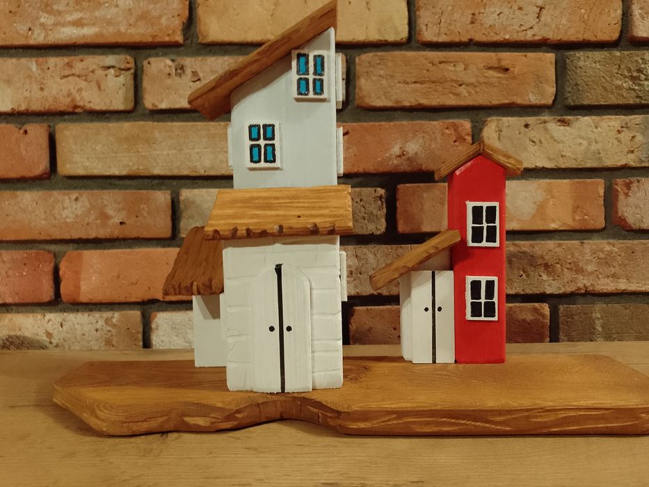 Domek drewniany dekoracja