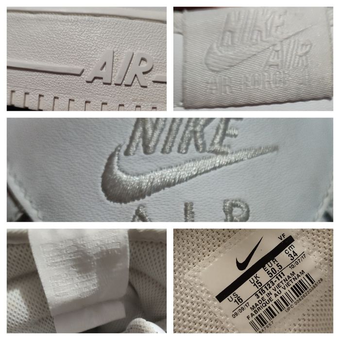 Nike Air Force 1 Mid Кросівки чоловічі оригінальні 32 см