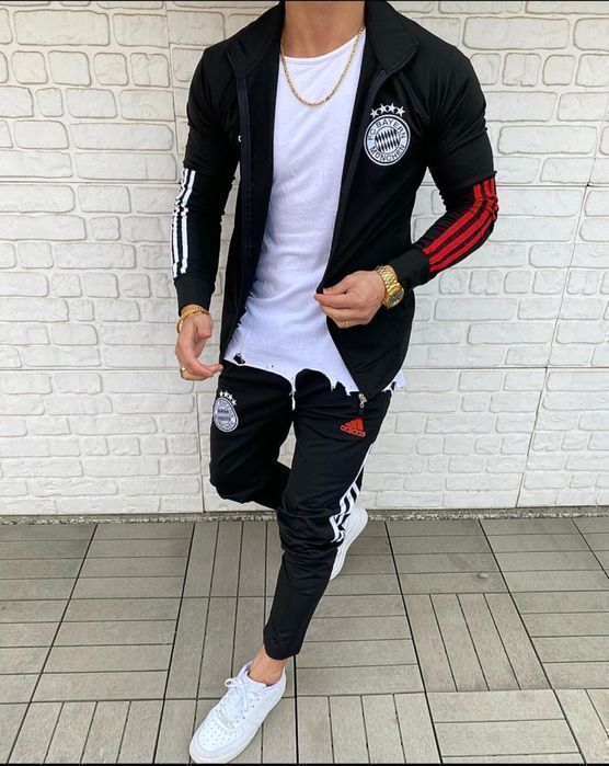 Спортивный костюм adidas bayern munich мужской черный
