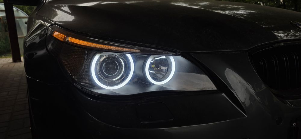 Bmw e60/e61 Reflektory lampy przód dynamiki xenon skrętne regenerowane