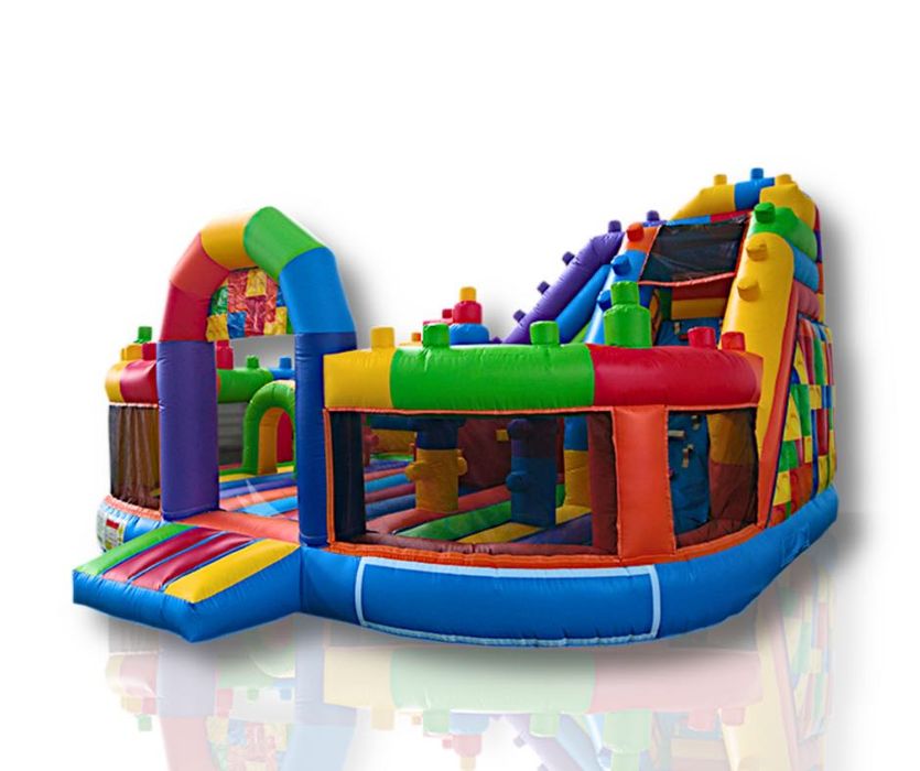 Dmuchaniec Plac Zabaw Klocki