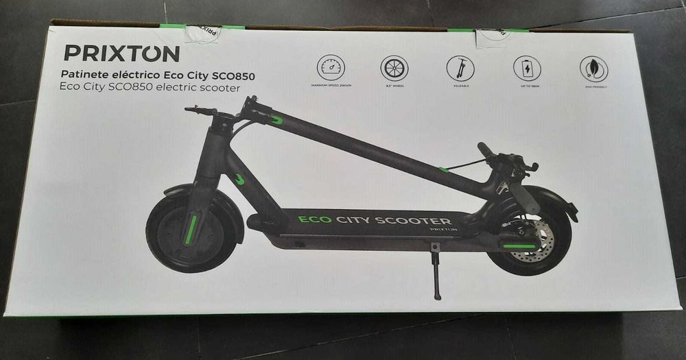 Trotinete elétrica Prixton Eco City SCO850 (nova em caixa selada)