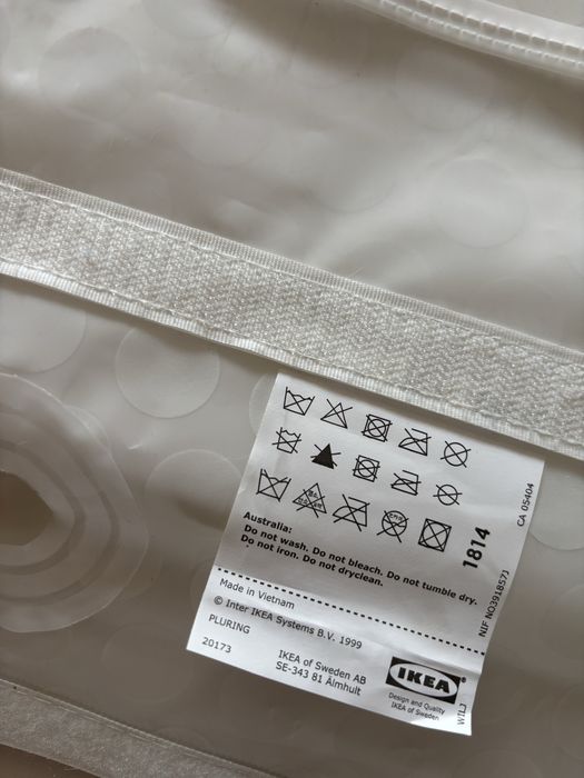 IKEA zestaw 3 szt. półki wiszące do szafy PLURING białe