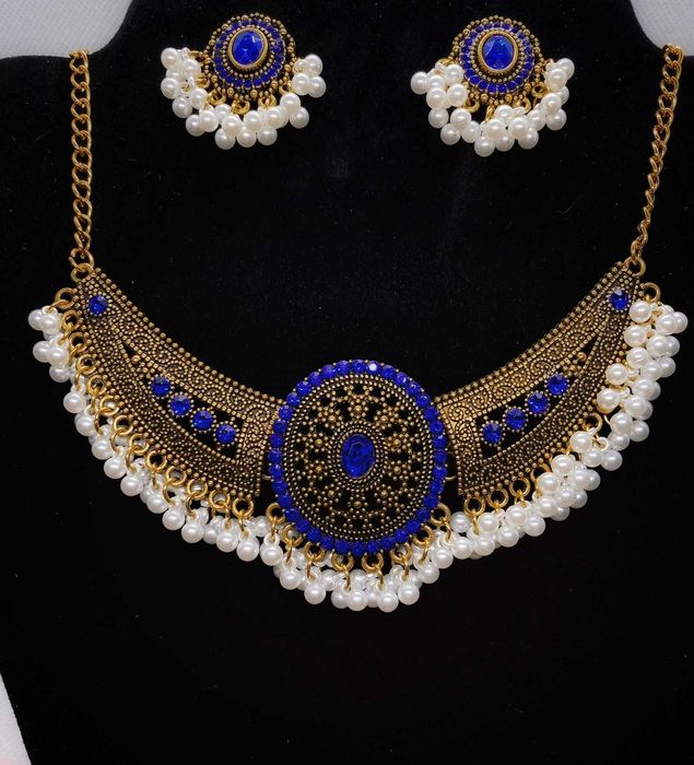 Set - Indyjski zestaw szafirowy