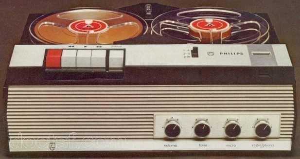 Gravador de Bobines Philips EL 3573A (Estéreo 4 Pistas) 1966