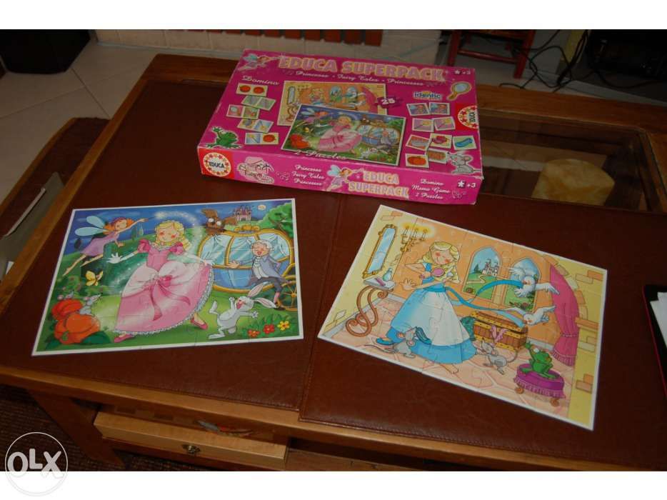 Pack jogos didacticos educa 2 puzzles domino etc