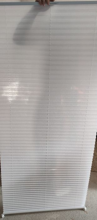 Roleta plisowana biała 80 x 200 Gardella