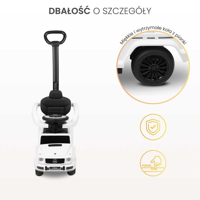 JEŹDZIK MERCEDES G350 Pojazd dla dziecka pchacz Autko auto samochód