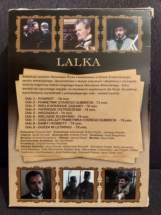 "Lalka" (1997) Serial 5 płyt DVD (Kamas, Braunek)
