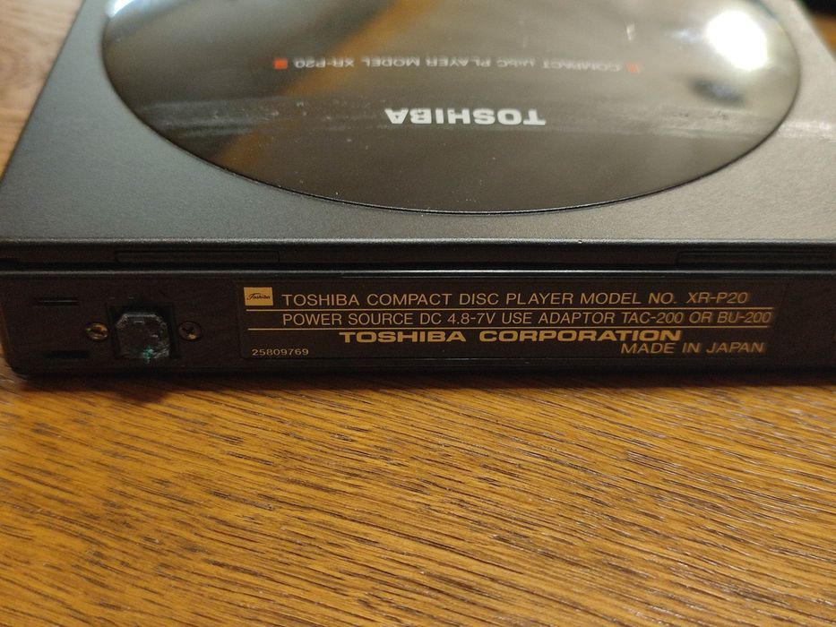 NOWA CENA! Discman Toshiba XR p20,