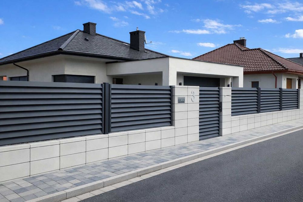 Ogrodzenia nowoczesne z aluminium, ogrodzenie aluminiowe